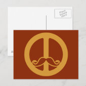 Die benutzerdefinierte Postkarte des Friedensstach (Vorne/Hinten)
