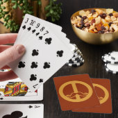 Die benutzerdefinierten Spielkarten des Peace Stac (In Situ)