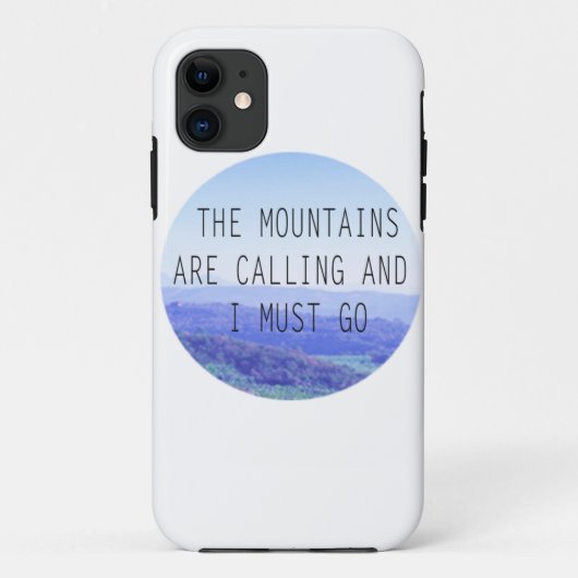 Die Berge Case-Mate iPhone Hülle (Rückseite)