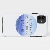 Die Berge Case-Mate iPhone Hülle (Rückseite (Horizontal))