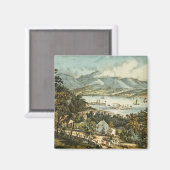 Die Berge Catskill Magnet (Vorderseite/Rückseite)