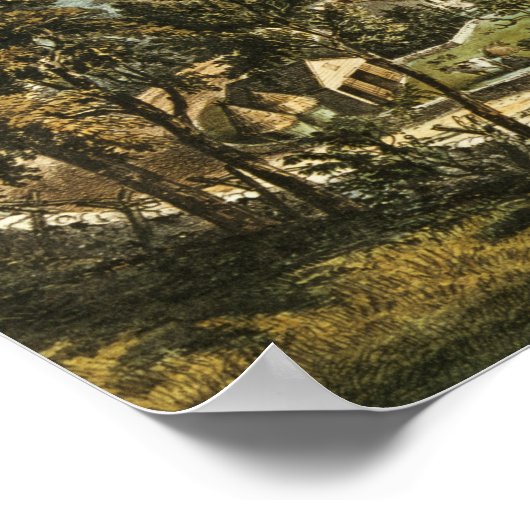 Die Berge Catskill Poster (Ecke)