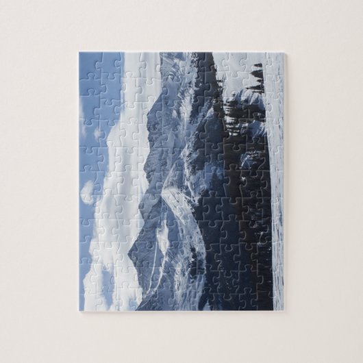 Die Berge der Alpen Puzzle (Vertikal)