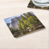 Die Berge des Yosemite Rechteckiger Pappuntersetzer (angewinkelt)