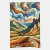 Die Berge Geschirrtuch (Vertikal)