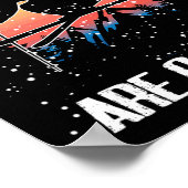 Die Berge in Nebraska fordern sonniges Skifahren Poster (Ecke)