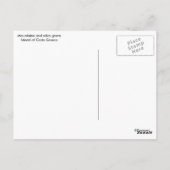 Die Berge Kretas Postkarte (Rückseite)