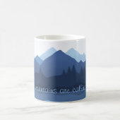 Die Berge nennen Design Coffee Tasse (Mittel)
