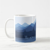 Die Berge nennen Design Coffee Tasse (Links)