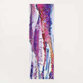 Die Berge nennen die Pristine-Schneealp-Meditation Yogamatte (Rückseite)