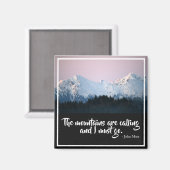 Die Berge nennen Magnet (Vorderseite/Rückseite)