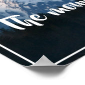 Die Berge nennen Poster (Ecke)