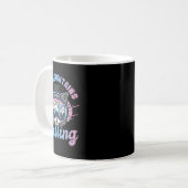 Die Berge nennen Schneeschuhe Kaffeetasse (Vorderseite Links)