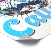 Die Berge nennen Schneeschuhe Poster (Ecke)