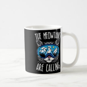 Die Berge nennen Snowboard Snowboarder S Kaffeetasse