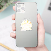 Die Berge nennen "Space Splash Big Thunder" Aufkleber (Telefon)