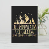 Die Berge nennen "Space Splash Big Thunder" Einladung (Stehend Vorderseite)