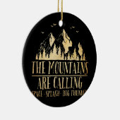 Die Berge nennen "Space Splash Big Thunder" Keramik Ornament (Rechts)