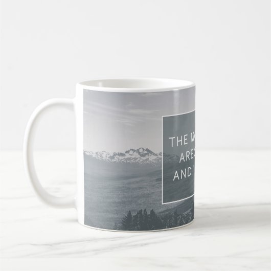 Die Berge nennen Tasse (Links)