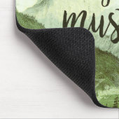 Die Berge nennen und ich muss gehen Mausunterlage Mousepad (Ecke)