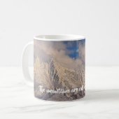 Die Berge nennen und ich muss gehen - Tasse (Vorderseite Links)