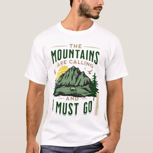 Die Berge nennen Unisex T - Shirt (Vorderseite)