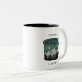Die Berge rufen, aber zuerst Kaffeetasse (VorderseiteRechts)