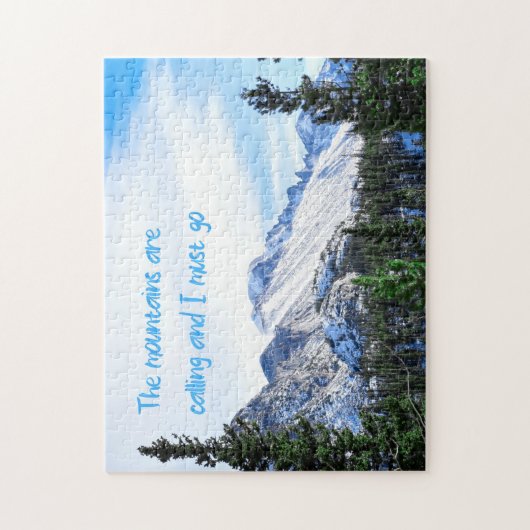 Die Berge rufen an - 11 x 14 Zoll Puzzle (Vertikal)