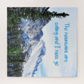 Die Berge rufen an - 20 x 20 Zoll Puzzle (Horizontal)