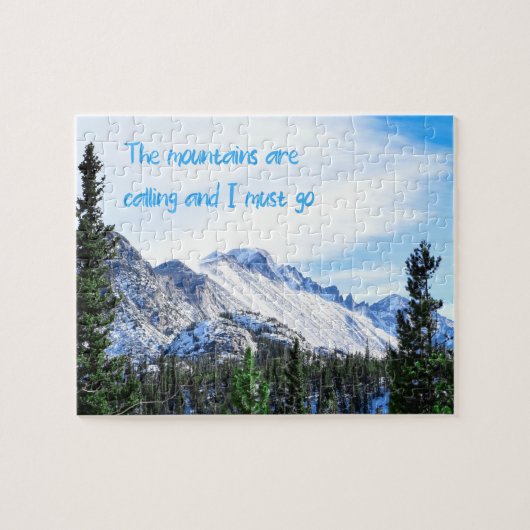 Die Berge rufen an - 8 x 10 Zoll Puzzle (Horizontal)