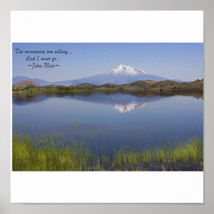 ~ Die Berge rufen an... ~ Poster