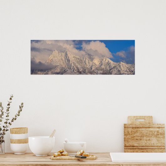 Die Berge rufen an - Wasatch Range - Utah Poster (Küche)