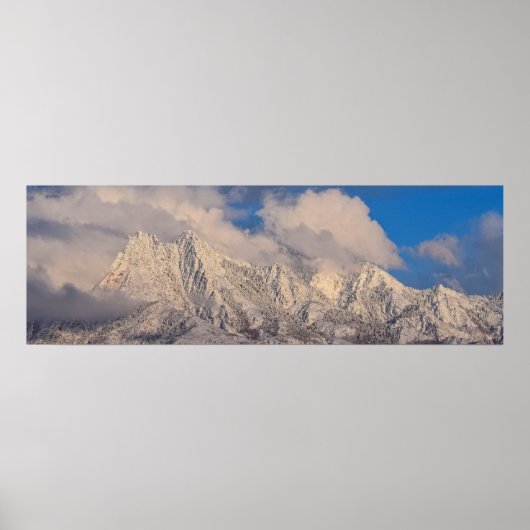 Die Berge rufen an - Wasatch Range - Utah Poster (Vorne)