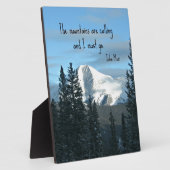 Die Berge rufen.. Fotoplatte (Seite)