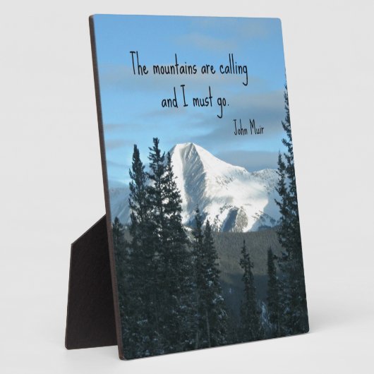 Die Berge rufen.. Fotoplatte (Seite)