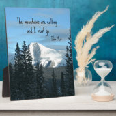 Die Berge rufen.. Fotoplatte (Seite)