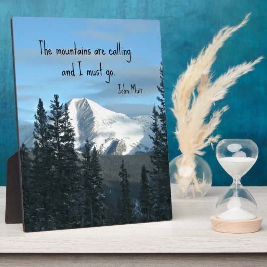 Die Berge rufen.. Fotoplatte (Seite)