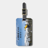 Die Berge rufen.. Gepäckanhänger (Vorderseite vertikal)