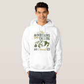 Die Berge rufen Hoodie (Vorne ganz)