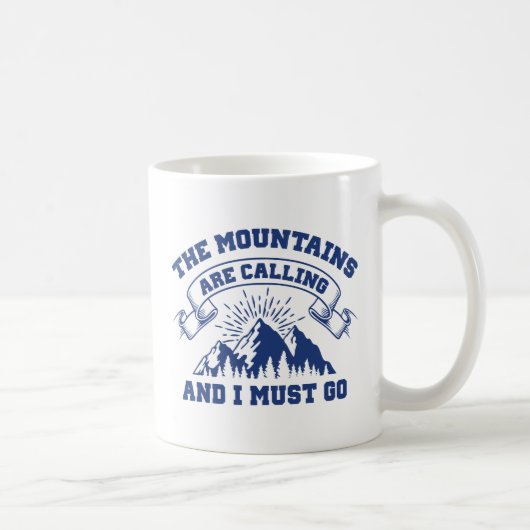 Die Berge rufen Kaffeetasse (Rechts)