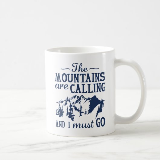 Die Berge rufen Kaffeetasse (Rechts)