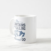 Die Berge rufen Kaffeetasse (Vorderseite Links)