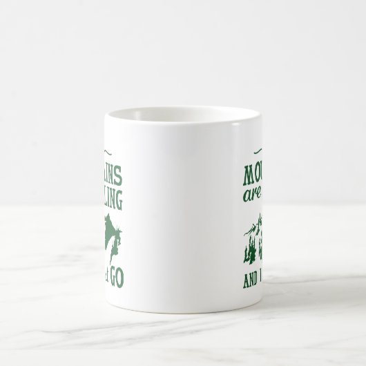 Die Berge rufen Kaffeetasse (Mittel)