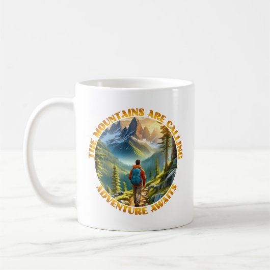 Die Berge rufen Kaffeetasse (Links)
