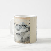 Die Berge rufen Kaffeetasse (Vorderseite Links)