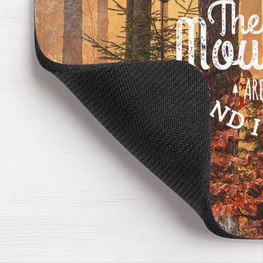 Die Berge rufen Mousepad (Ecke)