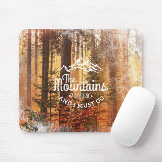 Die Berge rufen Mousepad (Mit Mouse)