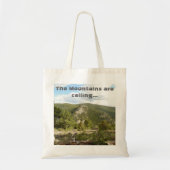 Die Berge rufen: Outdoor-Tasche Tragetasche (Vorne)
