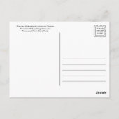 Die Berge rufen Postkarte (Rückseite)