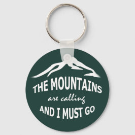 Die Berge rufen Schlüsselanhänger
